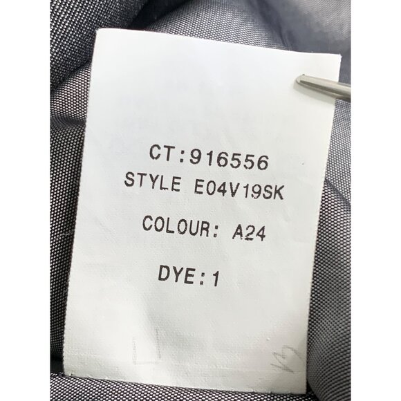 PHILIPPE ADEC Silver Gray Career Suit 2 Pc Coat Flare Pants Size 6 EUC 7191 - Picture 12 of 12